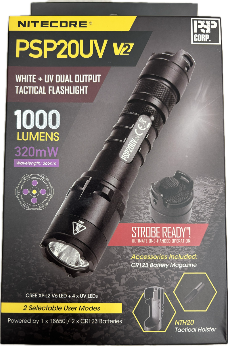 PSP20 by Nitecore/AKT Gear - Precision Series Police Flashlight